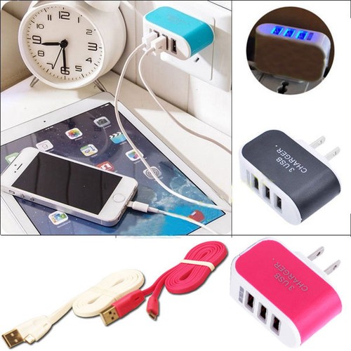 Cavo dati triple porte - , usb